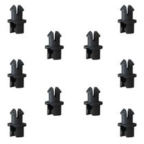 Kit Com 10 Buchas Fechadura Interna Gol Voyage Preto