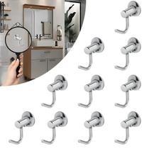 Kit Com 10 Cabides Simples Para Banheiro Gancho Para Toalha Inox de Parede Kit Com 10 Cabides Simples Para Banheiro Gancho Para Toalha Inox de Parede