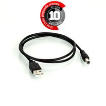 Kit com 10 Cabos de Força USB para P4 DC Power Plug