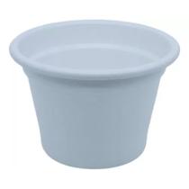 Kit Com 10 Cachepot 12x8cm Alumínio Jardim Violeta