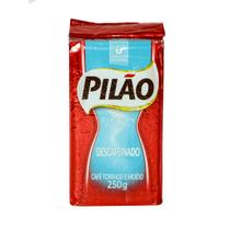 Kit com 10 Café Pilão À Vácuo Descafeinado 250g