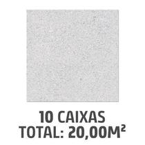 Kit com 10 Caixas Pisos Adere HD 45x45cm Caixa 2,00m² Protetiva Aderente Cinza - Formigres