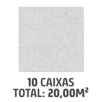 Kit com 10 Caixas Pisos Adere HD 45x45cm Caixa 2,00m² Protetiva Aderente Cinza