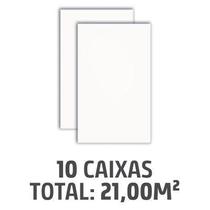 Kit com 10 Caixas Revestimentos Branco 34X60 Caixa 2,10 - Formigres
