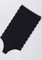 Kit Com 10 Calcinhas Básicas Biquíni Em Algodão Com Elastano Kit Com 10 Calcinhas Básicas Biquíni Em Algodão Com Elastano