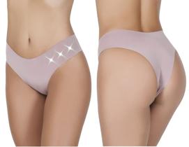 kit com 10 calcinhas tanga sensitiv sem costura corte laser original