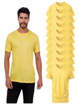 Kit Com 10 Camisetas Básica Lisas Masculina 100% Poliéster Kit Com 10 Camisetas Básica Lisas Masculina 100% Poliéster