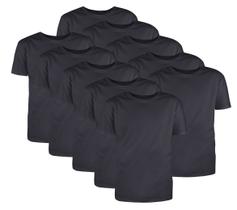 Kit com 10 Camisetas Básicas Algodão Chumbo Tamanho G Kit com 10 Camisetas Básicas Algodão Chumbo Tamanho G