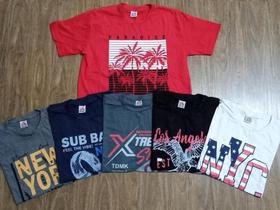 Kit Com 10 Camisetas Com Estampas Variadas