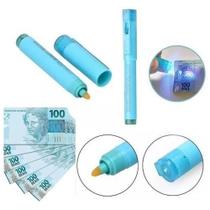 Kit Com 10 Canetas Para Identificar Notas Dinheiro Falsas