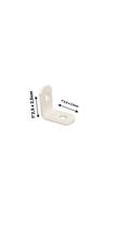 Kit com 10 Cantoneiras 1" 2,5x2,5cm Kit com 10 Cantoneiras 1" 2,5x2,5cm