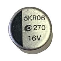 Kit Com 10 Capacitor Eletrolítico 270uf/16v 7x11mm Solido