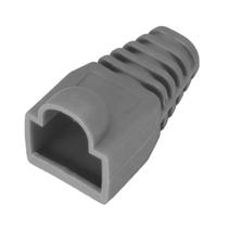 Kit com 10 Capas P/ Plug Modular Rj45 - Boot - Cinza