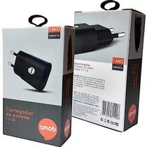 Kit com 10 Carregador USB de Parede Bivolt Saida 5V 1A Preto