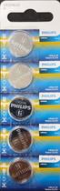 Kit Com 10 Cartelas Bateria Cr2016 Philips 3V C/5 Unidades
