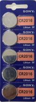 Kit Com 10 Cartelas De Bateria Cr2016 Murata 5 Unidades Kit Com 10 Cartelas De Bateria Cr2016 Murata 5 Unidades