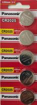 Kit Com 10 Cartelas De Bateria Cr2025 3V Panasonic C/5 Unid Kit Com 10 Cartelas De Bateria Cr2025 3V Panasonic C/5 Unid