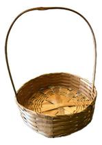 Kit Com 10 Cestas De Bambu Fraldeira 25 Cm Presente Páscoa