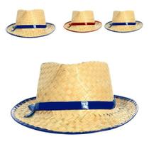 Kit com 10 chapéus de palha malandrinho festa junina - Maza