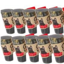 Kit com 10 chifres bovinos Puretoy para cães