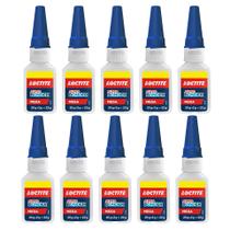 Kit com 10 Colas instantânea Loctite Super Bonder Mega 22g