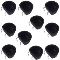 Kit com 10 Comedouros Abecel 6 Litros Fundo com Suporte Kit com 10 Comedouros Abecel 6 Litros Fundo com Suporte