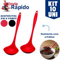 Kit com 10 Conchas Grande Servir Caldos Sopas Molhos Econômico Ideal para Revenda