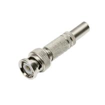 Kit com 10 conector bnc metal 6mm c/ mola e parafuso Kit com 10 conector bnc metal 6mm c/ mola e parafuso
