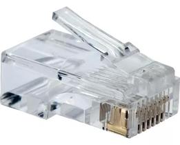 Kit com 10 - Conector Rj45 Macho Cat6