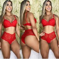 Kit com 10 conjuntos de lingerie de muito luxo (calcinha e sutiã). Kit com 10 conjuntos de lingerie de muito luxo (calcinha e sutiã).