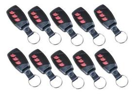 Kit com 10 Controle 3 Botões Hombrus 433mhz Alarme Motor