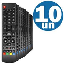 Kit com 10 Controles Remotos Compatível para TV Samsung UN32F4200AGXZD LCD com Pilhas Kit com 10 Controles Remotos Compatível para TV Samsung UN32F4200AGXZD LCD com Pilhas