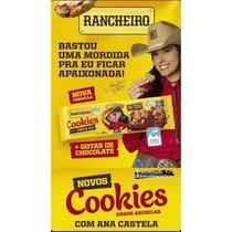 Kit com 10 - cookies gotas de chocolate 60g - zero lactose.