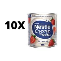 Kit com 10 Creme de Leite Nestlé 300g Original Lata - NESTLE
