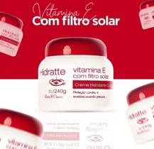 Kit com 10 Cremes Hidratantes Vitamina E e Filtro Solar - NATUCHARM COSMETICOS