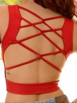 Kit Com 10 Cropped Com Bojo Cores e Modelos Variados