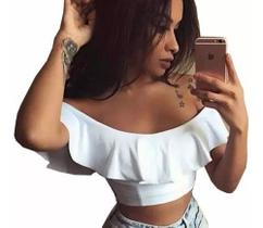 Kit Com 10 Cropped Verão Sortidos Para Revenda