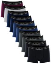 Kit Com 10 Cuecas Boxer Algodão Adulto Usee Brasil