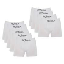 Kit Com 10 Cuecas Boxer Box Adulto Em Algodão Cotton Sem Costura Zorba