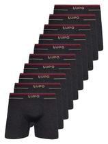 Kit com 10 Cuecas Boxer Lupo 17800-001 Plus Size Kit com 10 Cuecas Boxer Lupo 17800-001 Plus Size