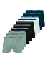 Kit com 10 Cuecas Boxer Lupo 523-088 Colorido