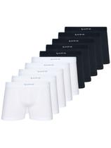 Kit com 10 Cuecas Boxer Lupo 661-001 Colorido