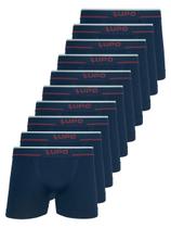 Kit com 10 Cuecas Boxer Lupo 733-004