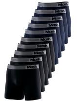 Kit com 10 Cuecas Boxer Mash 710.01 Colorido