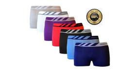 Kit com 10 Cuecas lisa - poliester e elastano Kit com 10 Cuecas lisa - poliester e elastano