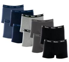 Kit Com 10 Cuecas Masculina Boxer De Algodão Mash