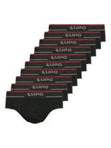 Kit com 10 Cuecas Slip Lupo 624-003 Kit com 10 Cuecas Slip Lupo 624-003
