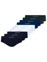 Kit com 10 Cuecas Slip Lupo 681-001 Colorido