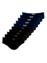 Kit com 10 Cuecas Slip Mash 074.59 Plus Size Colorido Kit com 10 Cuecas Slip Mash 074.59 Plus Size Colorido