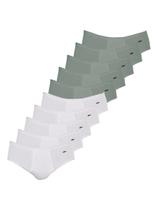 Kit com 10 Cuecas Slip Zorba com Abertura 172 Plus Size Colorido